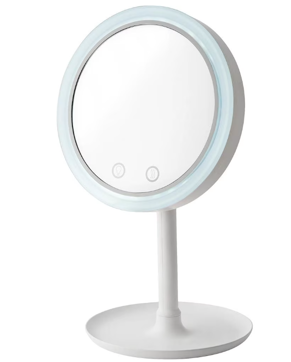 Oglinda Fan Miroir make-up cu LED ventilator si functie touch